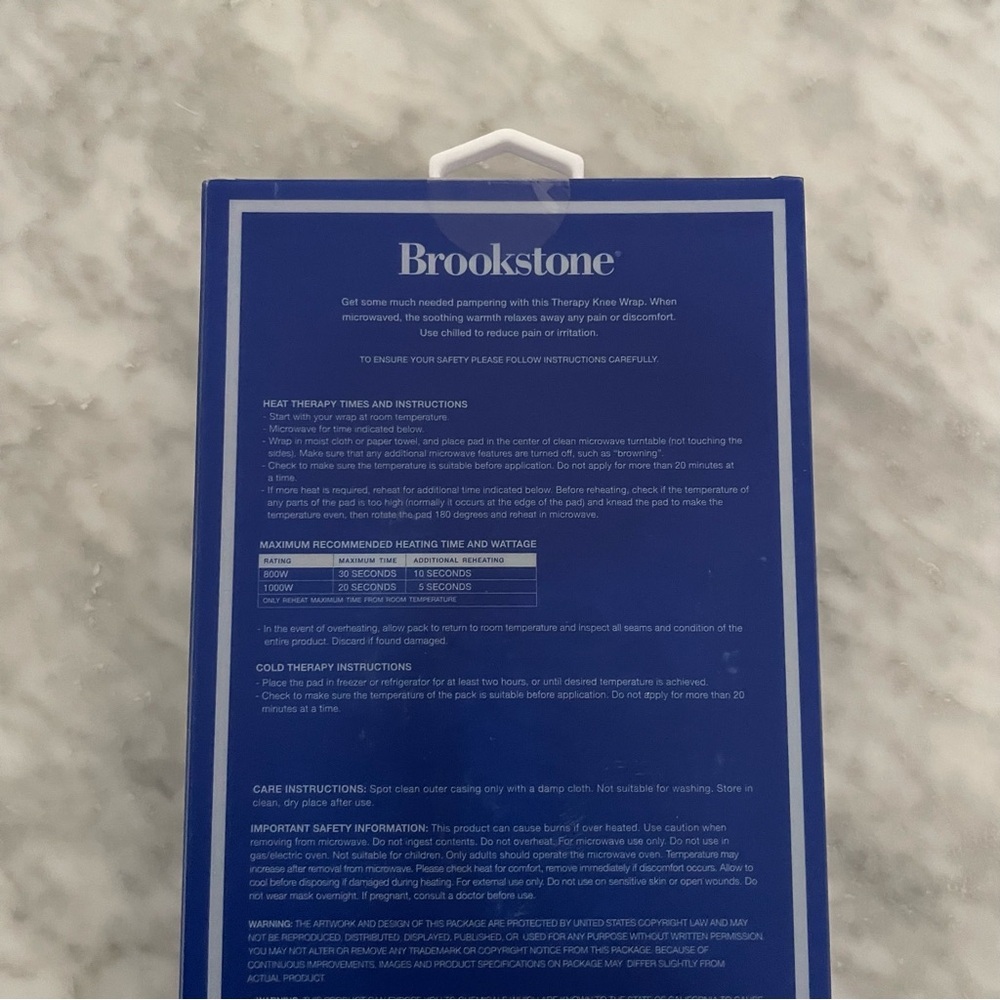 Brookstore Therapy Knee Wrap- Reusable Hot&Cold Therapy Wrap - Picture 3 of 5